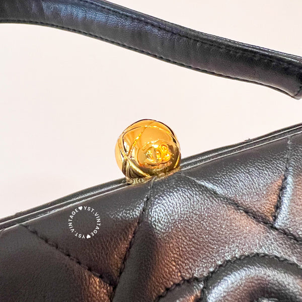 Vintage Chanel Mini Cocktail Handbag- Black