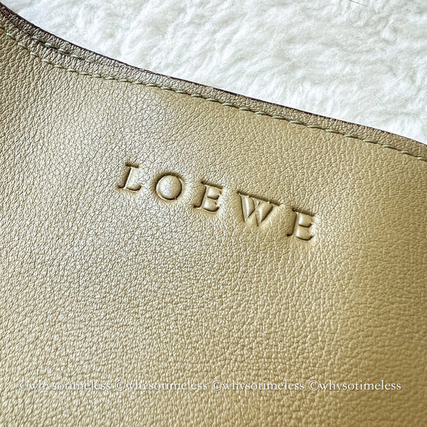 Vintage Loewe Shoulder Bag - Khaki Sage