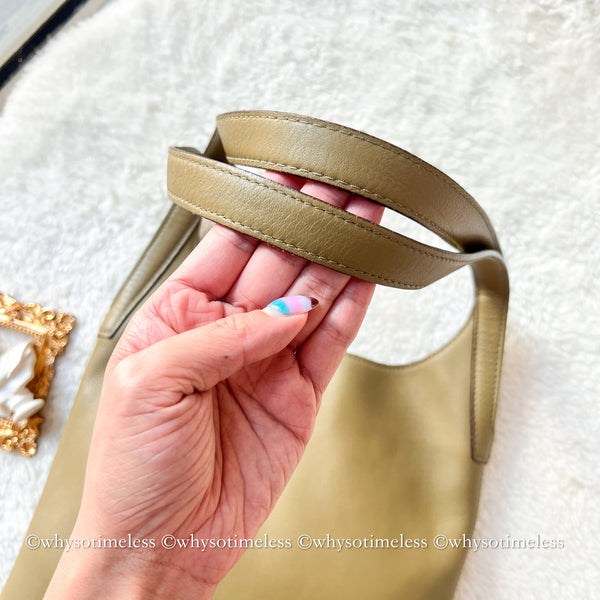 Vintage Loewe Shoulder Bag - Khaki Sage