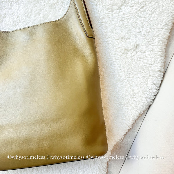 Vintage Loewe Shoulder Bag - Khaki Sage