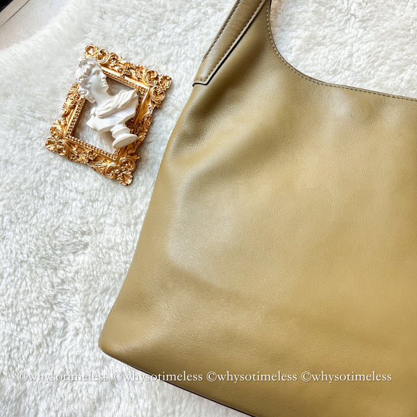 Vintage Loewe Shoulder Bag - Khaki Sage
