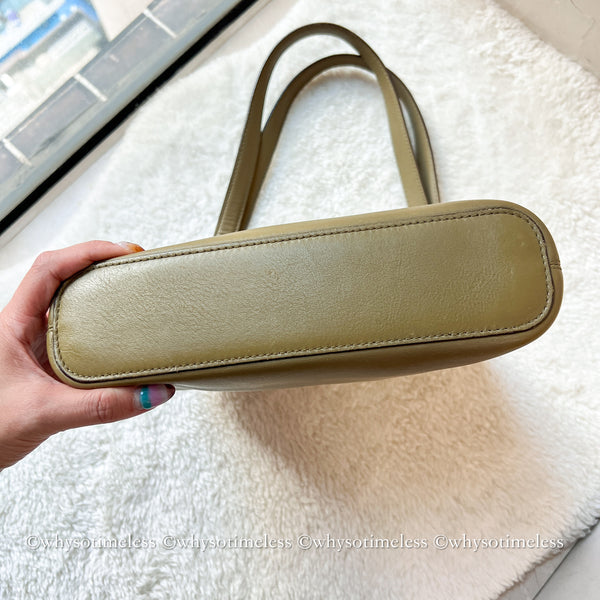 Vintage Loewe Shoulder Bag - Khaki Sage