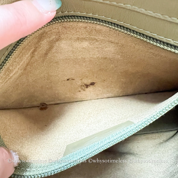 Vintage Loewe Shoulder Bag - Khaki Sage