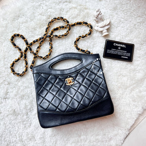 Vintage Chanel Mini 31Bag- Black