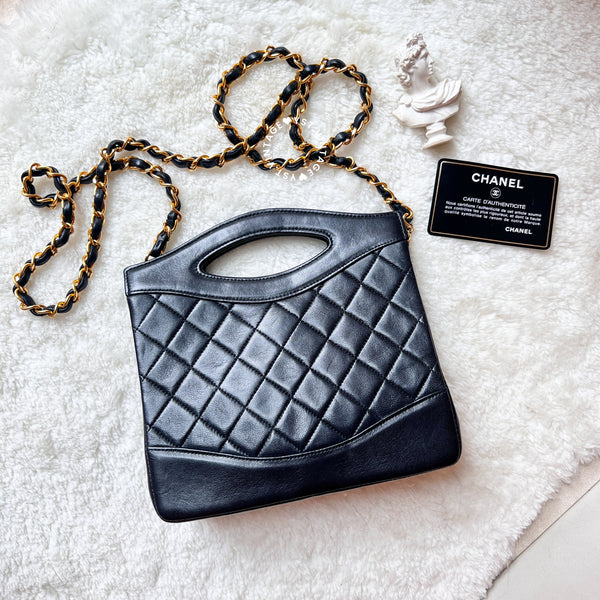 Vintage Chanel Mini 31Bag- Black