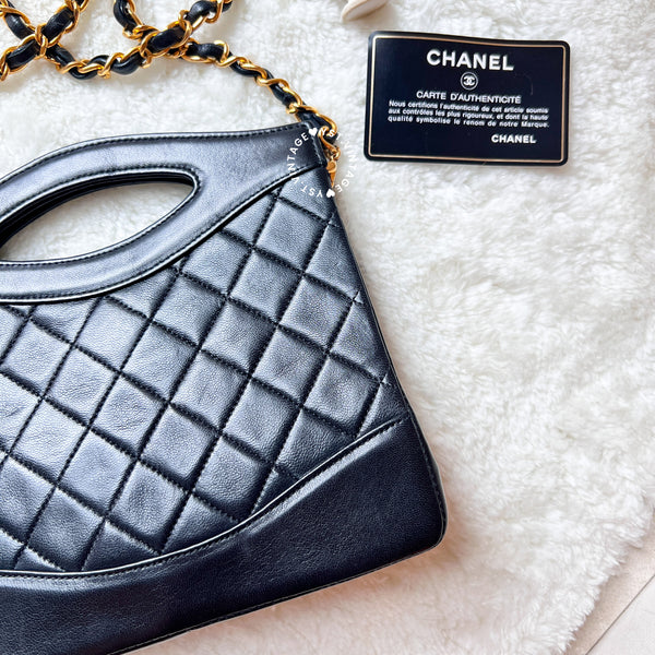 Vintage Chanel Mini 31Bag- Black