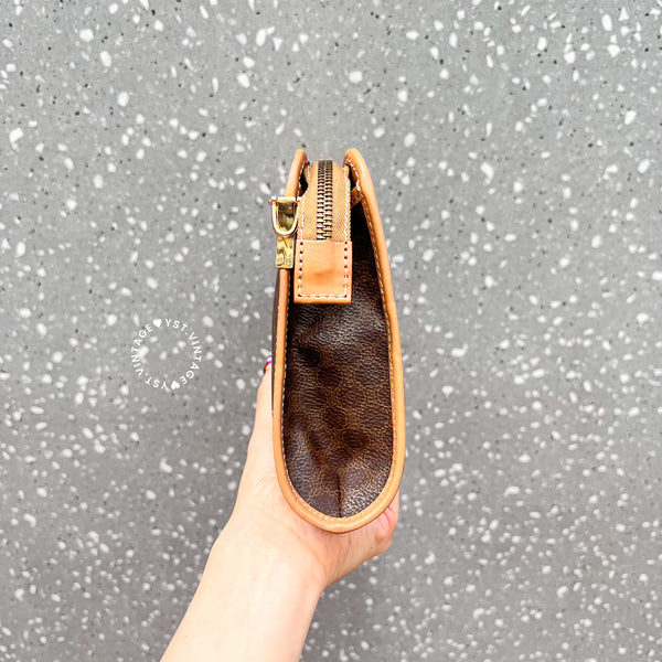 Vintage CELINE Macadam Clutch - Brown