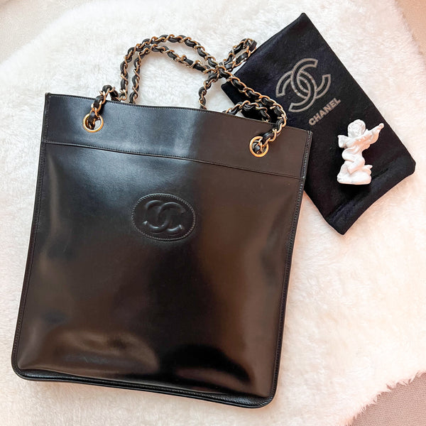 Vintage Chanel 2-Way Bag - Black