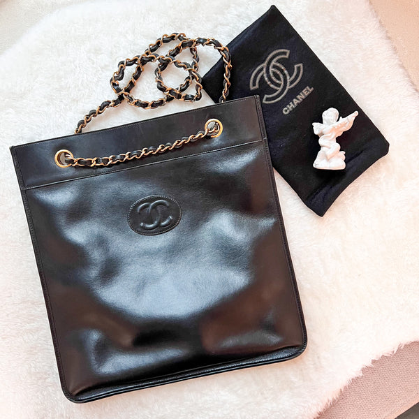 Vintage Chanel 2-Way Bag - Black