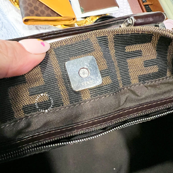 Vintage Fendi Zucca Tote Bag