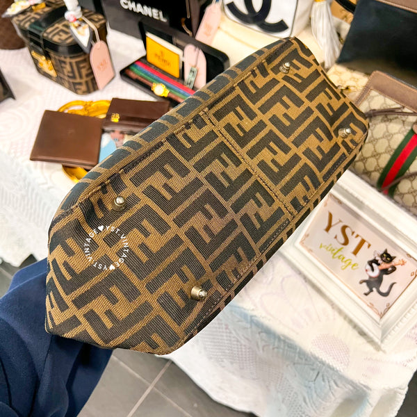 Vintage Fendi Zucca Tote Bag