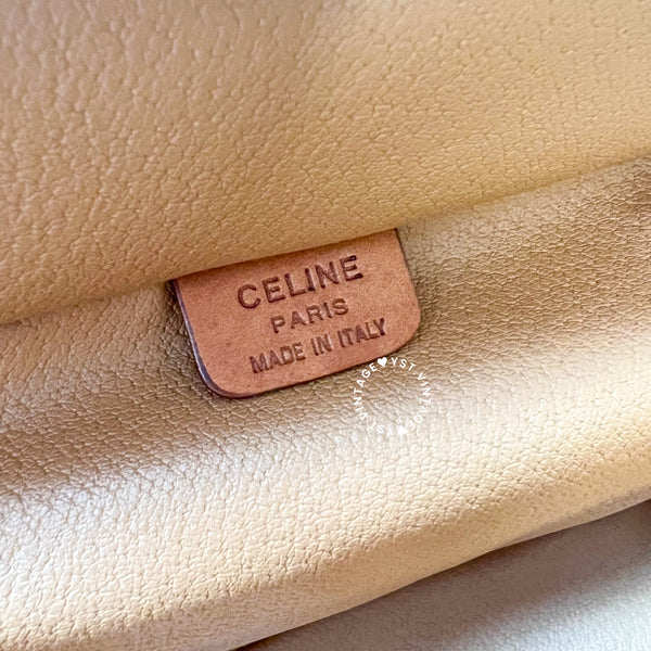Vintage CELINE Macadam Vanity Bag 025 & 026 - Brown