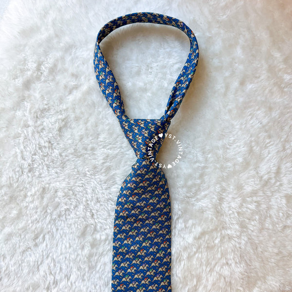 Vintage HERMÈS/ CELINE Pointed Tip Tie For Men