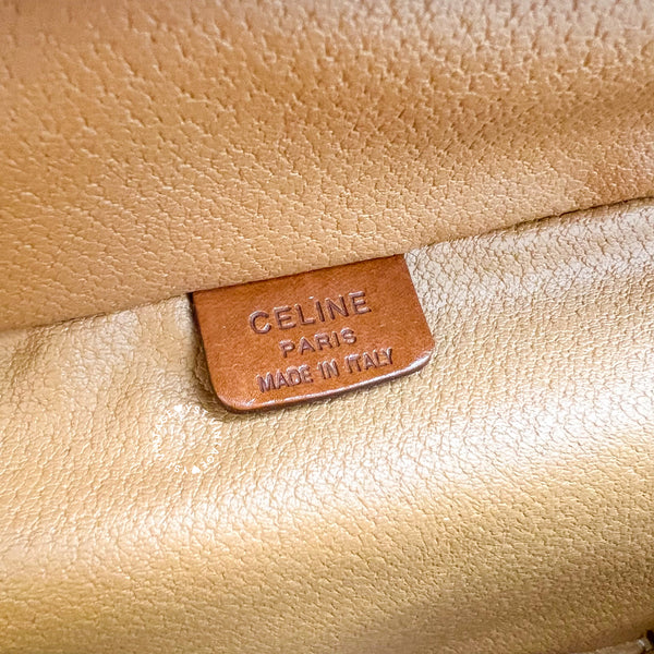 Vintage CELINE Macadam Vanity Bag 032 - Brown