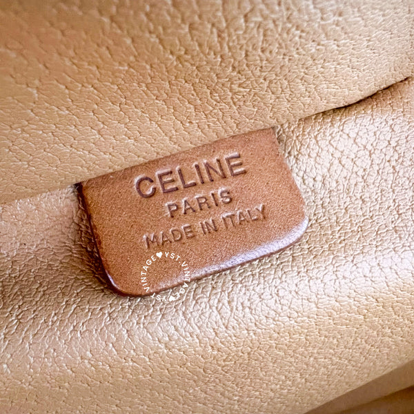 Vintage CELINE Macadam Vanity Bag 018 - Brown (Code: 036500)