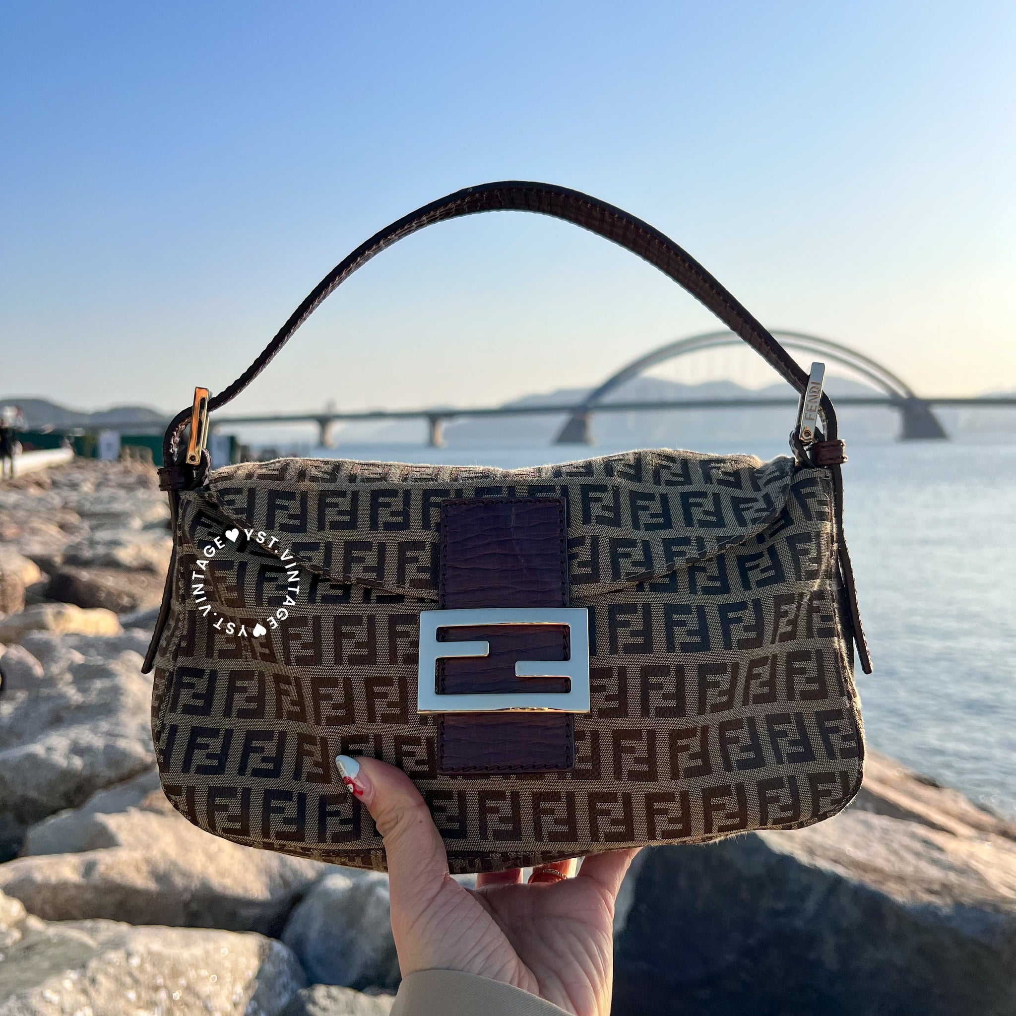 Vintage Fendi Baguette - Mocha Brown