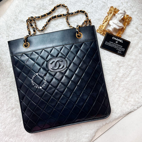 Vintage Chanel 2-Way Bag - Black 004