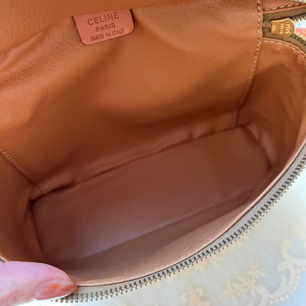 Vintage CELINE Macadam Vanity Bag 011 - Brown