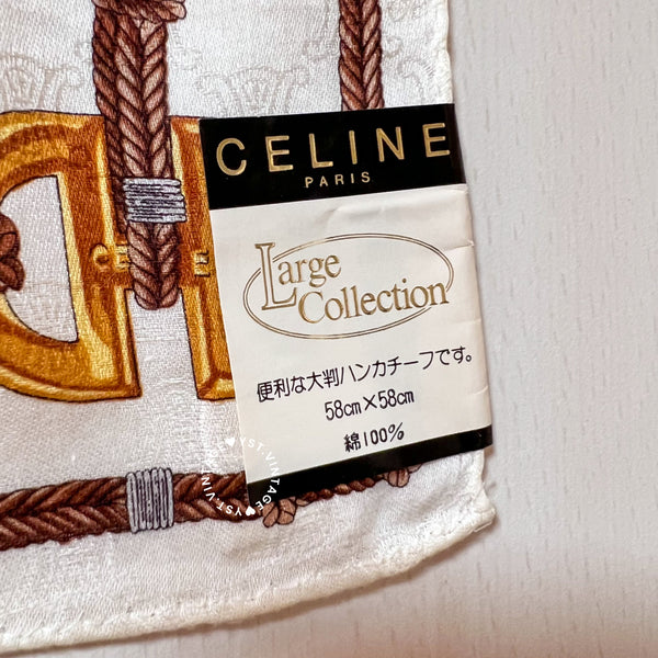 Vintage CELINE Scarf/ Handkerchief - Lizzy (Code: 041300)