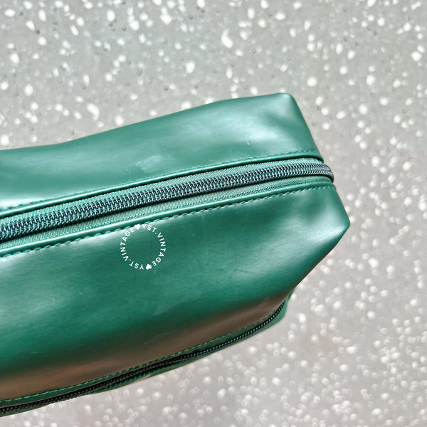 Vintage Hermès Makeup Bag - Green