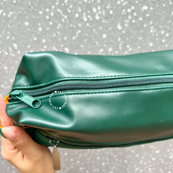 Vintage Hermès Makeup Bag - Green