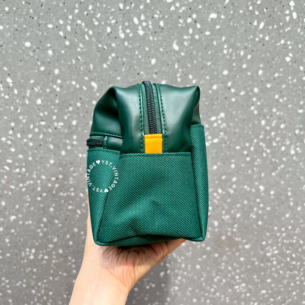 Vintage Hermès Makeup Bag - Green