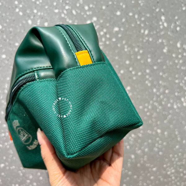 Vintage Hermès Makeup Bag - Green