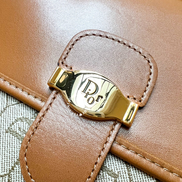 Vintage Dior Honeycomb Bobby - Beige