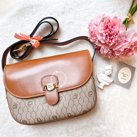 Vintage Dior Honeycomb Bobby - Beige