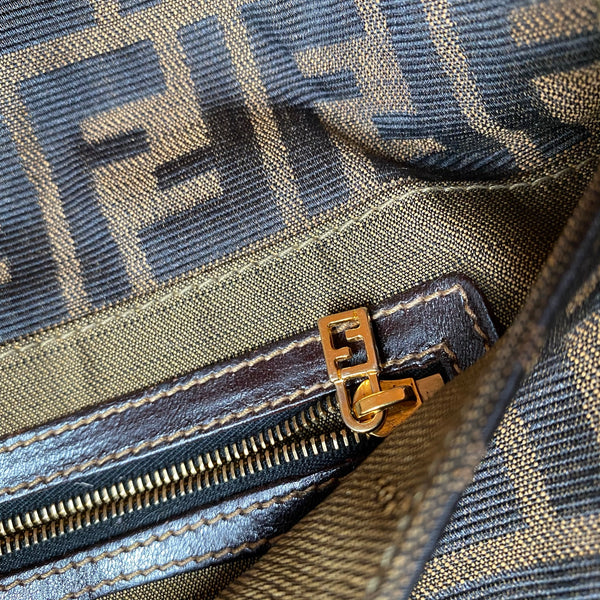 Vintage Fendi Zucca Shoulder Bag