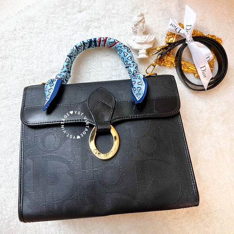 Vintage Dior Kelly Bag - Black