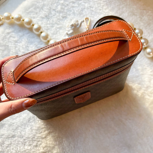 Vintage CELINE Macadam Vanity Bag 012 - Brown