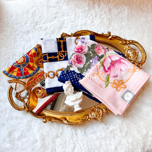 Vintage CELINE & Dior Scarfs/ Handkerchiefs