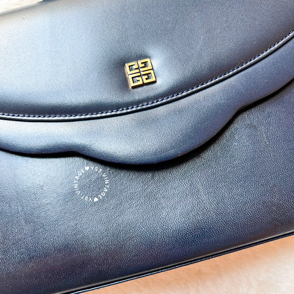 Vintage Givenchy Shoulder/ Crossbody Bag - Navy