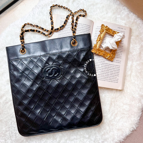 Vintage Chanel 2-Way Bag - Black 003 (Code: 033900)