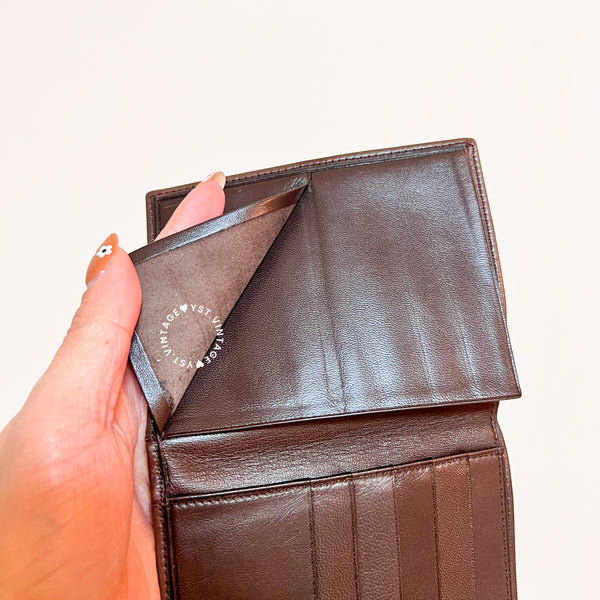 Vintage Loewe Marshmallow Short Wallet - Mocha Brown (On Hold)