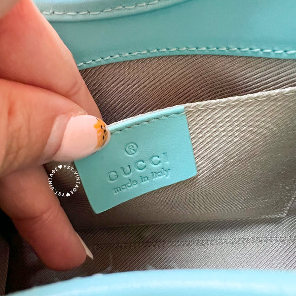 Vintage Gucci Mini Jackie - Tiffany Blue