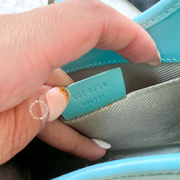 Vintage Gucci Mini Jackie - Tiffany Blue