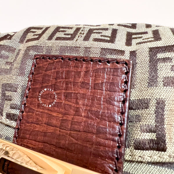 Vintage Fendi Baguette - Mocha Brown