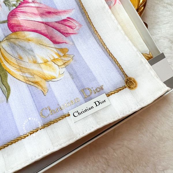 Vintage Dior Scarfs/ Handkerchiefs Box Set - Kamille