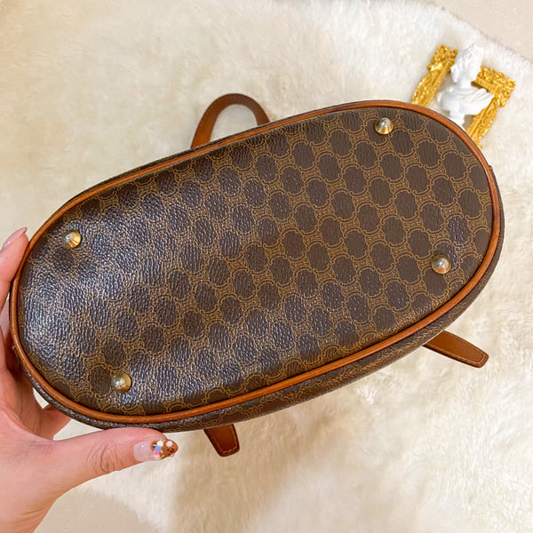 Vintage CELINE Macadam Bucket Hand/ Shoulder Bag