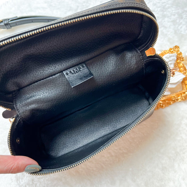 Vintage CELINE Macadam Vanity Bag 009 - Black