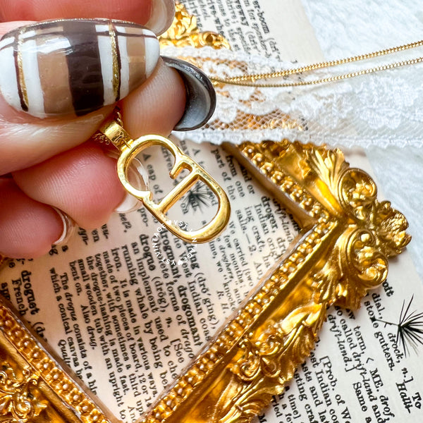 Vintage Dior Gold-Finish Metal Necklaces