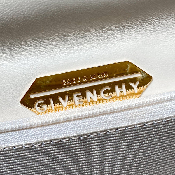 Vintage Givenchy 1990s Kelly Bag - Creamy White