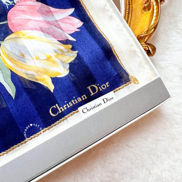 Vintage Dior Scarfs/ Handkerchiefs Box Set - Kamille