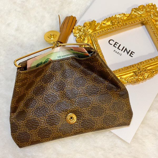 Vintage CELINE 2000s Sulky Macadam Coins Bag