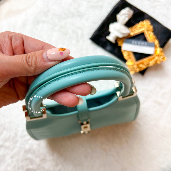 Vintage Gucci Mini Jackie - Tiffany Blue